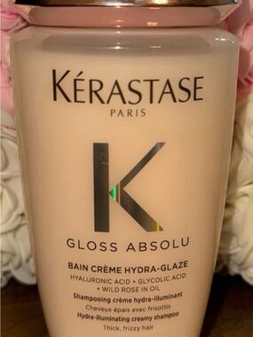 Kérastase Gloss Absolu Cream Shampoo - Pink & Gold Accents